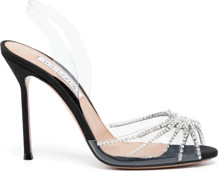 90mm Crystal-Embellished Slingback Sandals