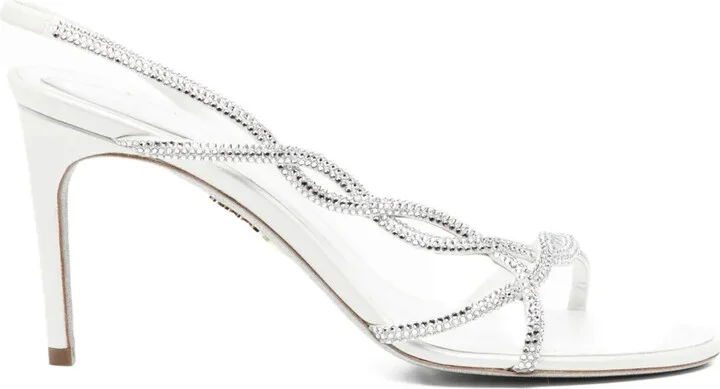 90mm Crystal-Embellished Slingback Sandals