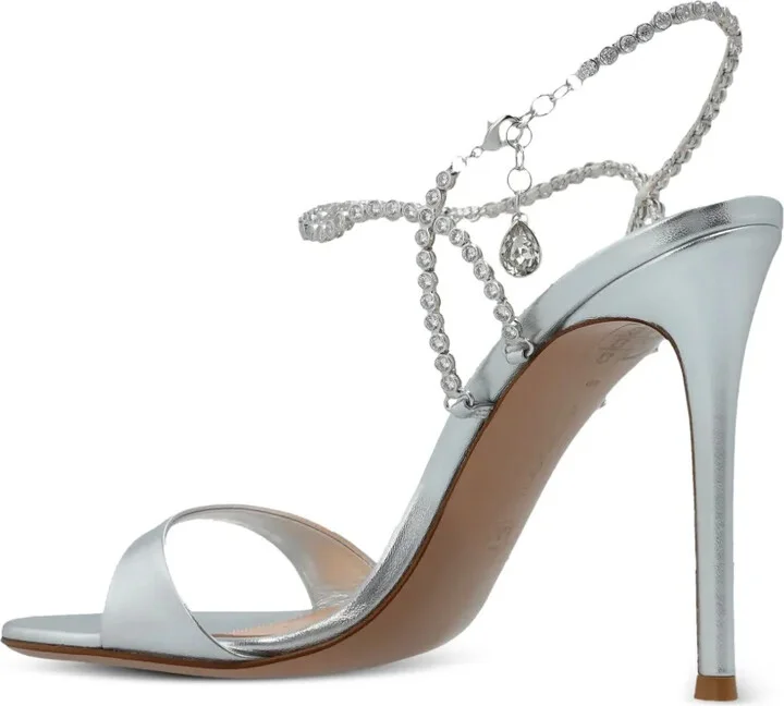 90mm Crystal-Embellished Stiletto Pumps - Image 3