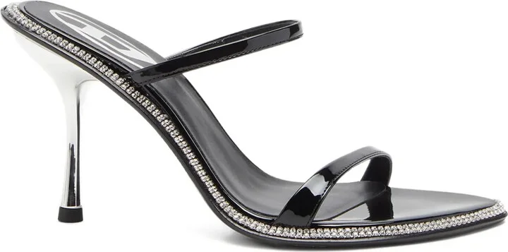 90mm Crystal-Embellished Stiletto Sandals