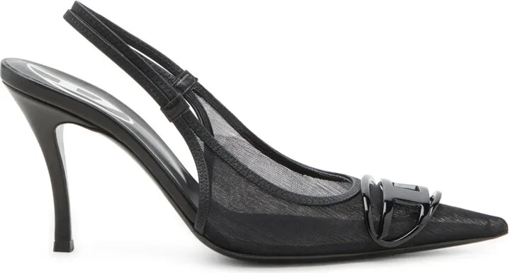 90mm D-Venus slingback pumps