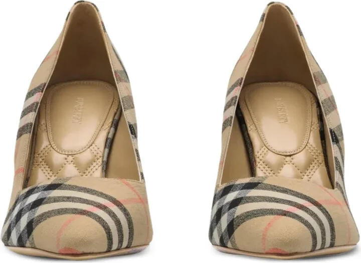 90mm Dame checked pumps​ - Image 2