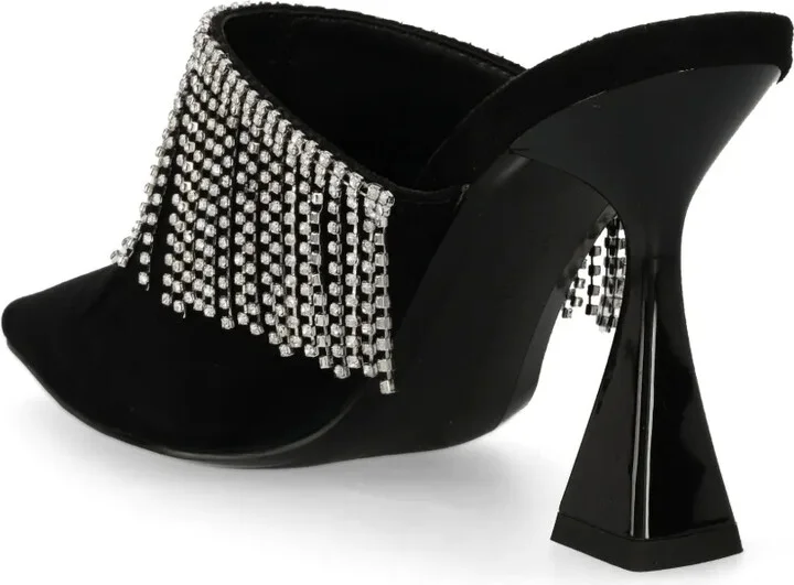 90mm Debut II fringed mules - Image 3
