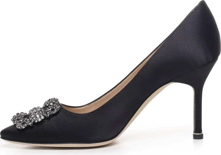 90mm Décolleté With Satin Jewel Buckle - Image 4