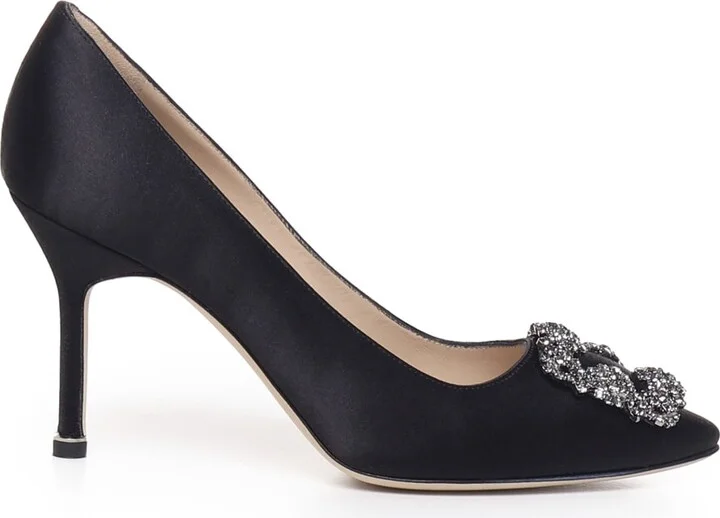 90mm Décolleté With Satin Jewel Buckle