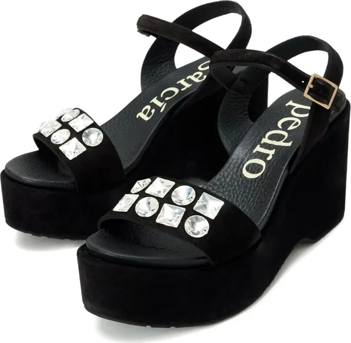 90mm Delina crystal-embellished platform sandals - Image 2