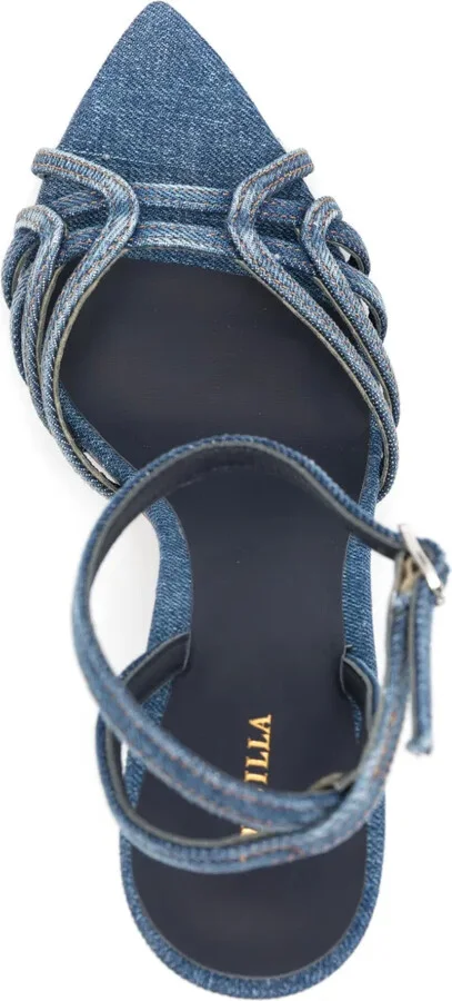 90mm Denim Sandals - Image 4