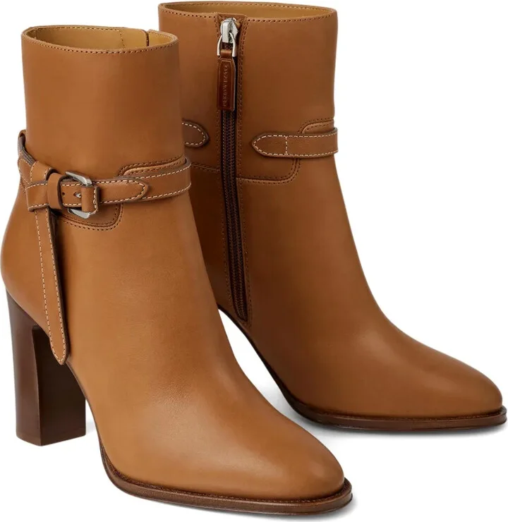 90mm Donnely buckle-detail ankle boots - Image 2