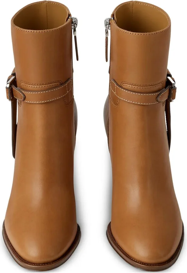 90mm Donnely buckle-detail ankle boots - Image 3