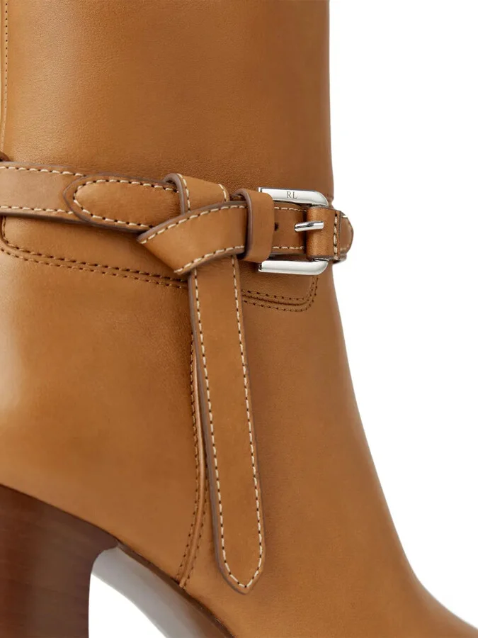 90mm Donnely buckle-detail ankle boots - Image 5
