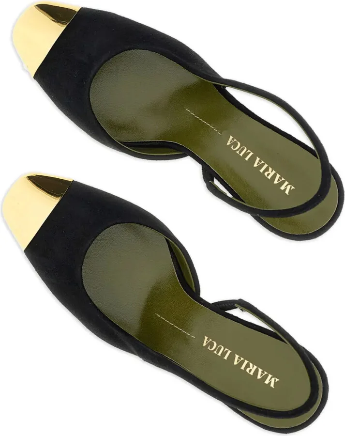 90mm Eleonora gold-toe slingback - Image 4