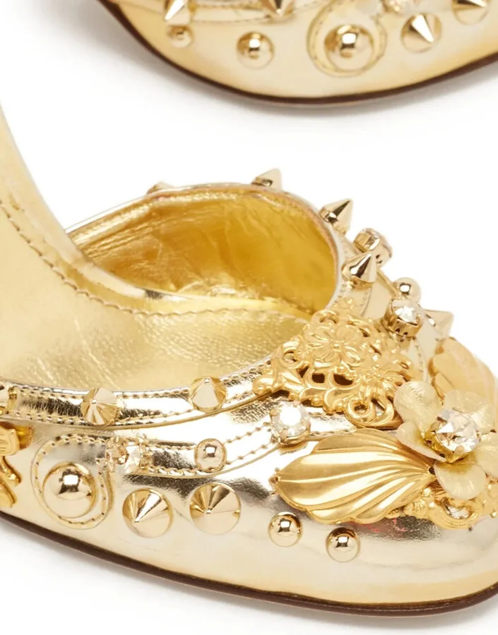 90mm Embellished Block-Heel Pumps - Image 5