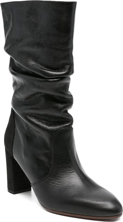 90mm Eychel slouch leather boots - Image 2
