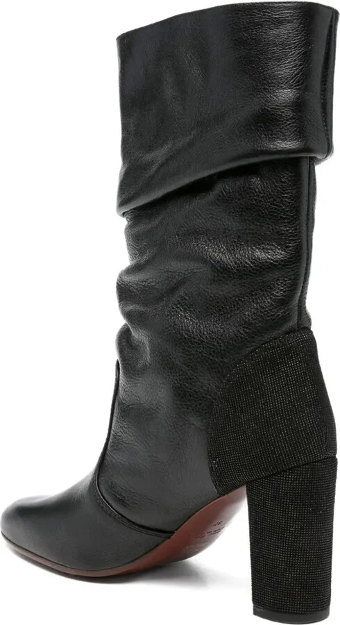 90mm Eychel slouch leather boots - Image 3