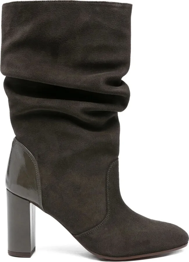 90mm Eychel slouchy leather boots