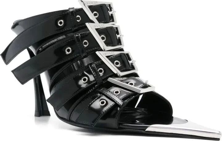 90mm Fang buckled leather sandals - Image 2