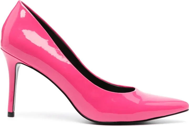 90mm Faux-Leather Pumps
