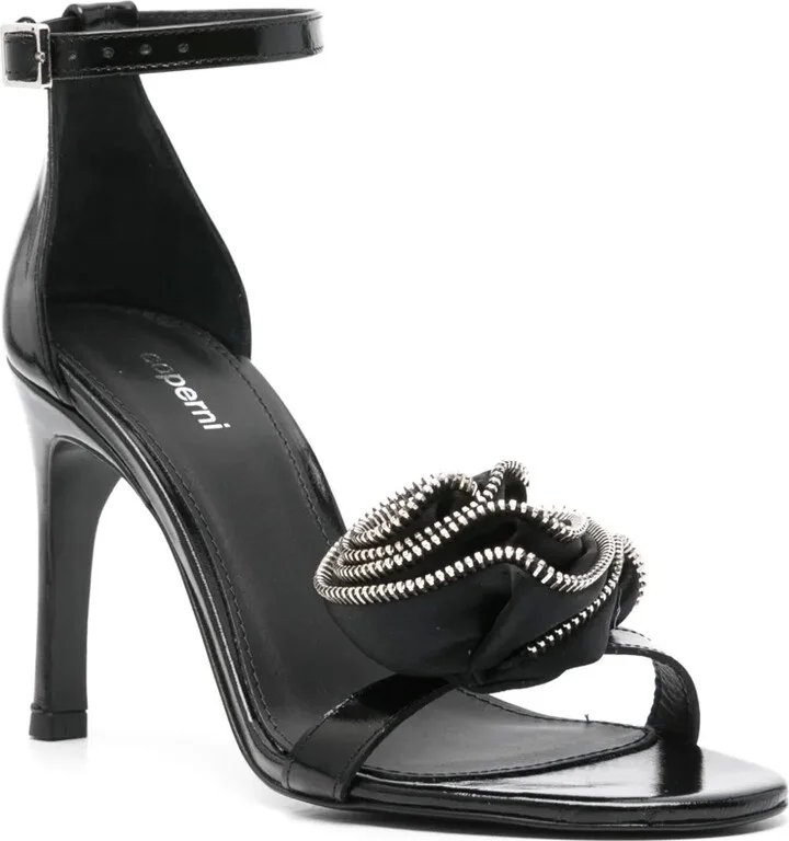 90mm Floral-Appliqué Sandals - Image 2