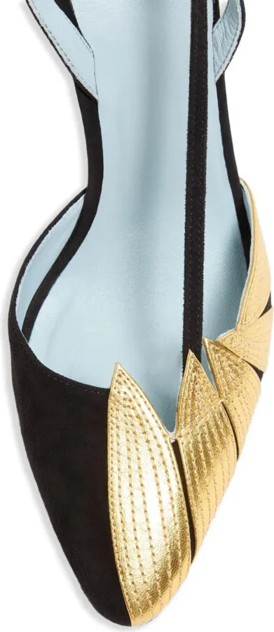 90mm Foliefoliage slingback pumps - Image 5
