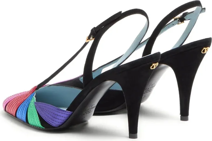 90mm Foliefoliage slingback pumps - Image 3