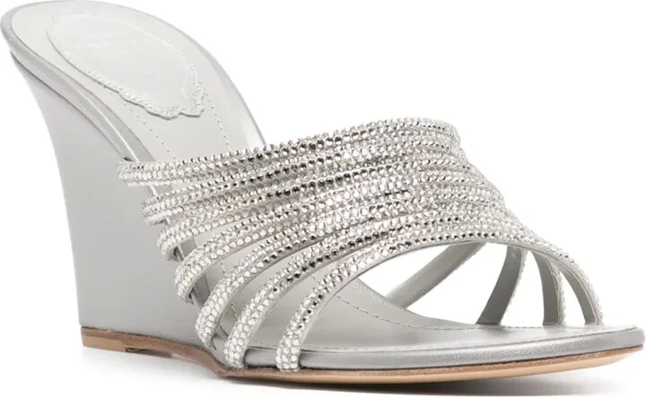 90mm Full-Trim Wedge Sandals - Image 2