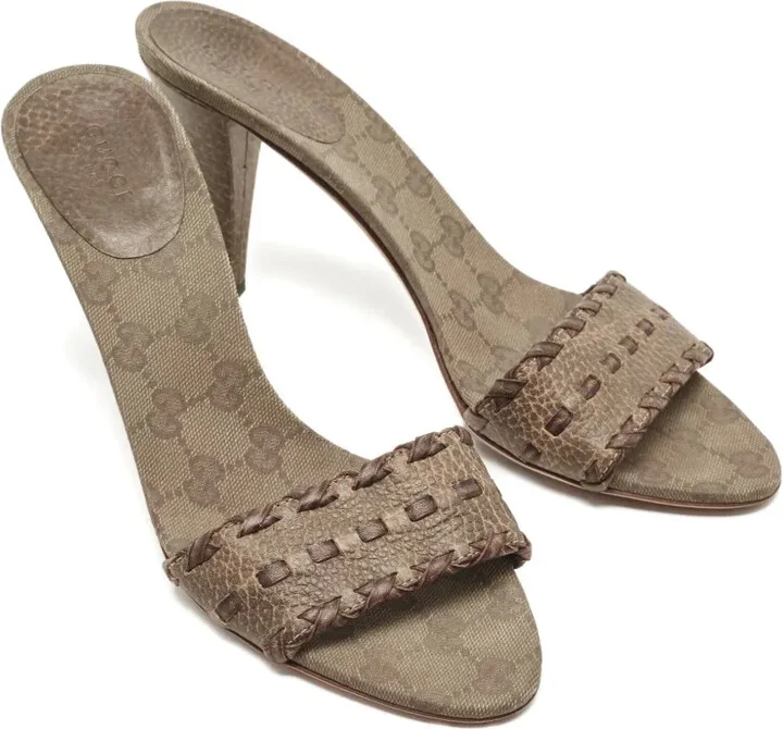 90mm GG canvas sandals - Image 2