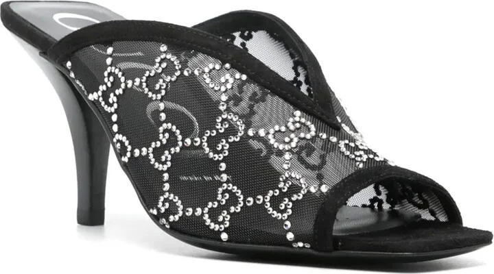 90mm GG crystal-embellished sandals - Image 2