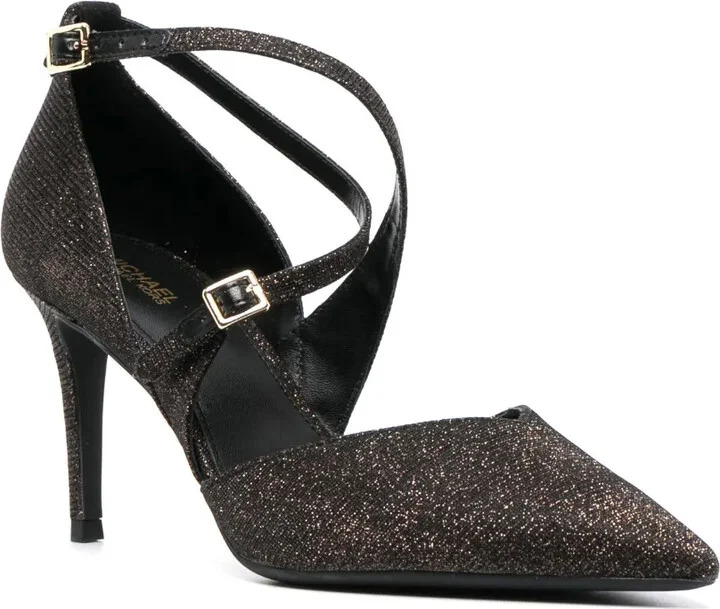 90mm Glittered Pointed Pumps - Image 2