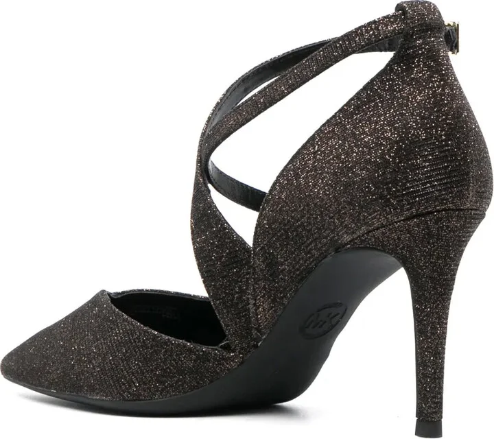90mm Glittered Pointed Pumps - Image 3