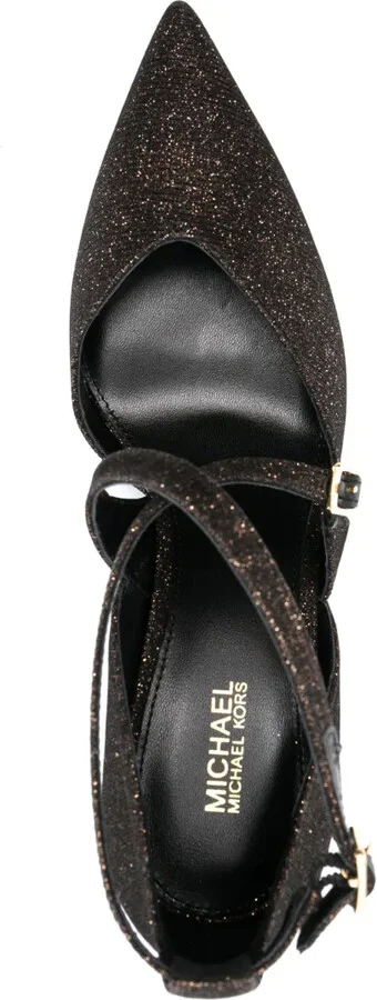 90mm Glittered Pointed Pumps - Image 4