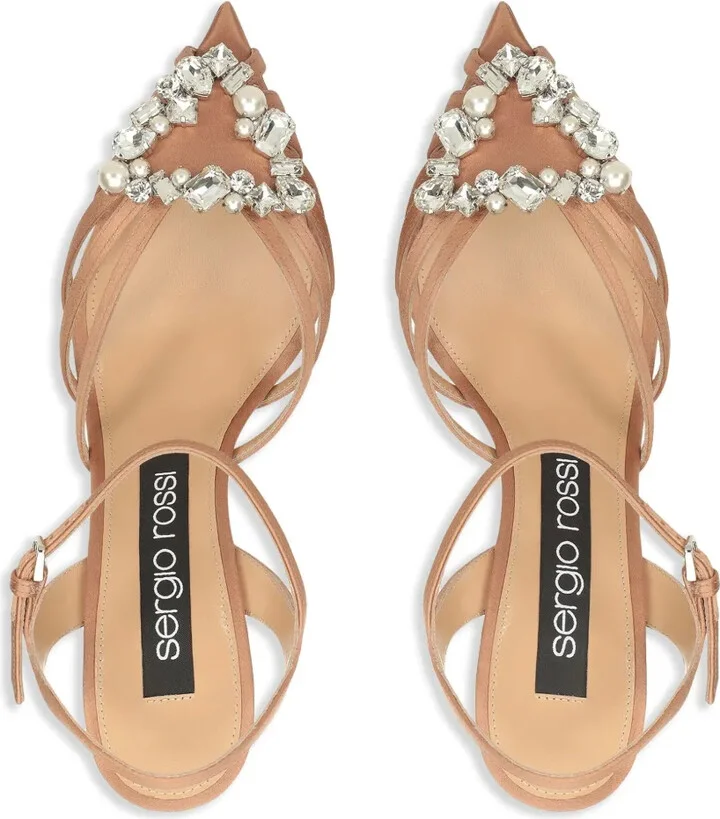 90mm Godiva Precious sandals - Image 4