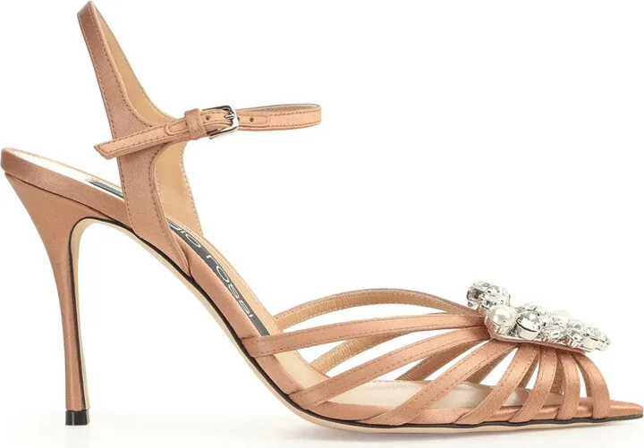 90mm Godiva Precious sandals