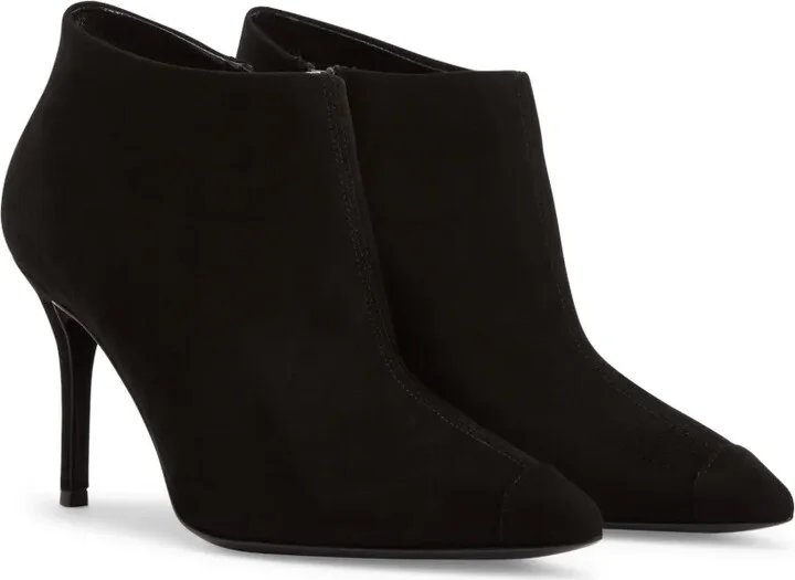 90mm Greek suede ankle boots - Image 2