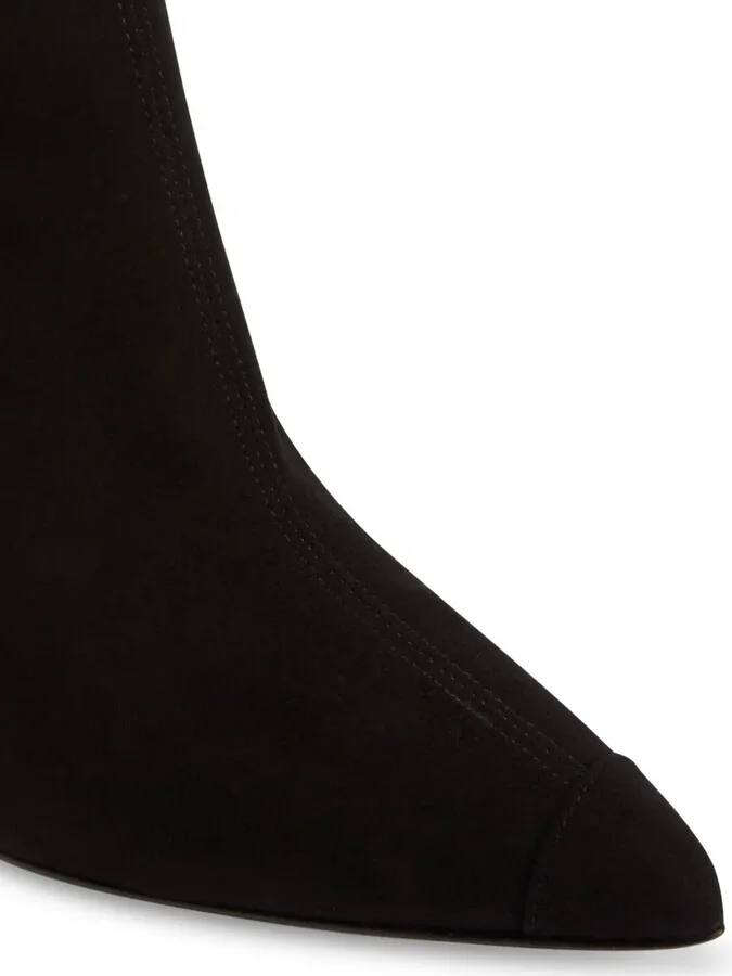 90mm Greek suede ankle boots - Image 4