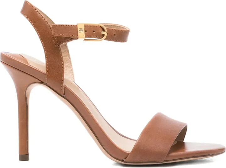 90mm Gwen ankle-strap heeled sandals