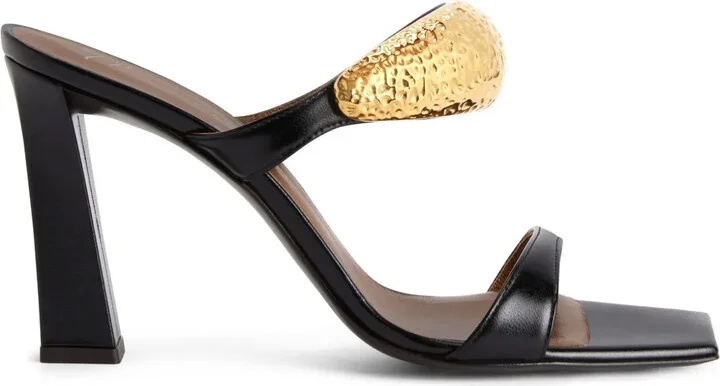 90mm GZ-Ania leather sandals