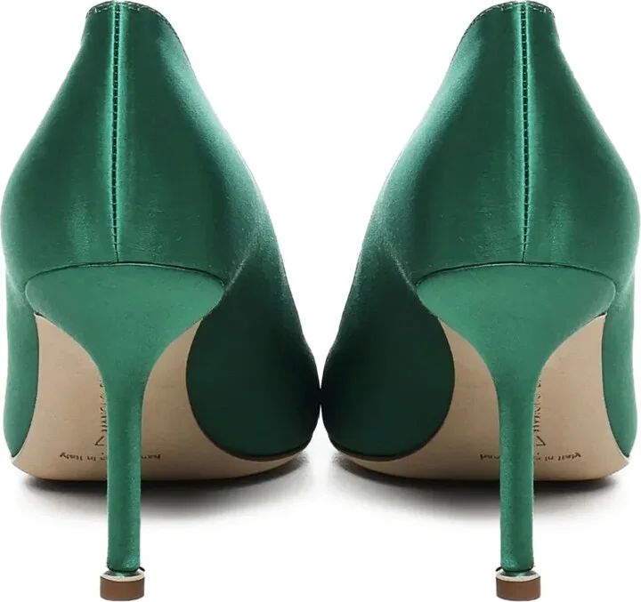 90mm Hangisi satin pumps - Image 3