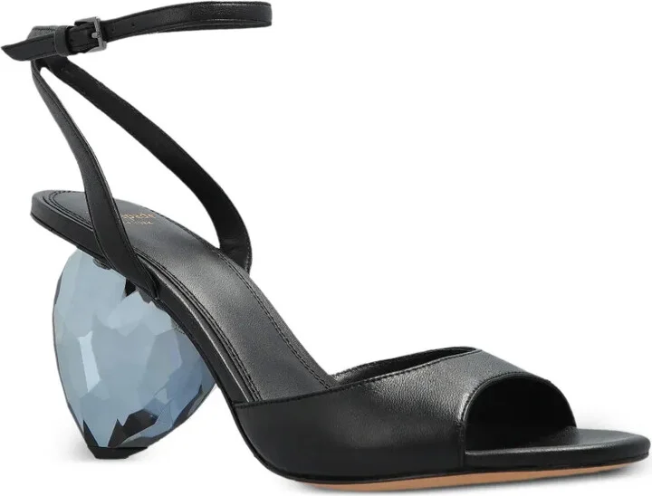 90mm Heart Heel sandals - Image 2