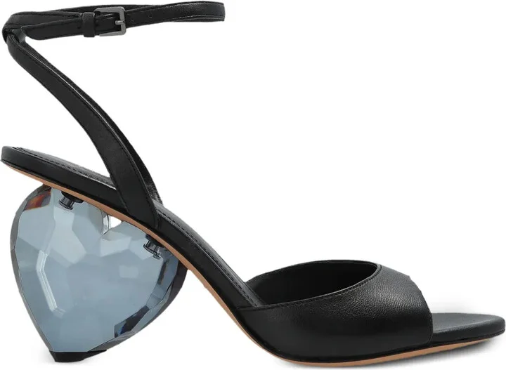 90mm Heart Heel sandals