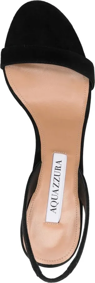 90mm Heeled Suede Sandals - Image 4