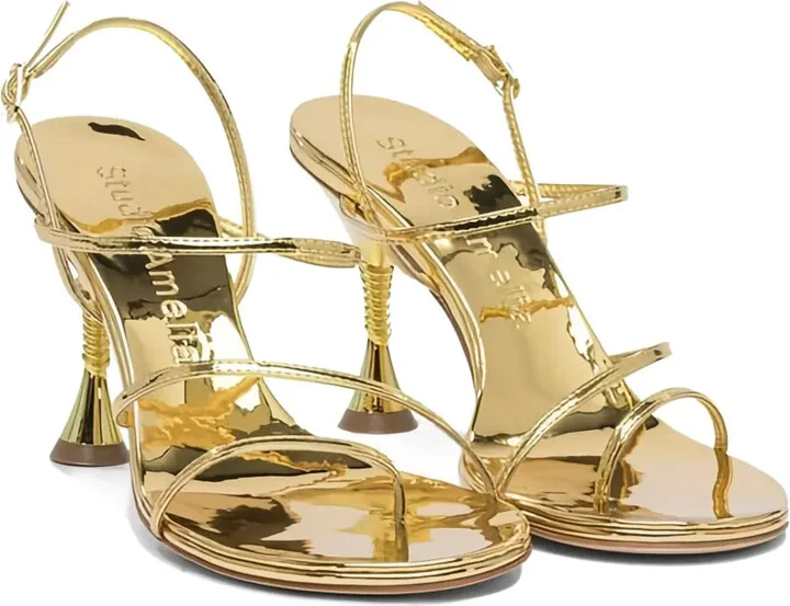 90mm Helix metallic-effect sandals - Image 2