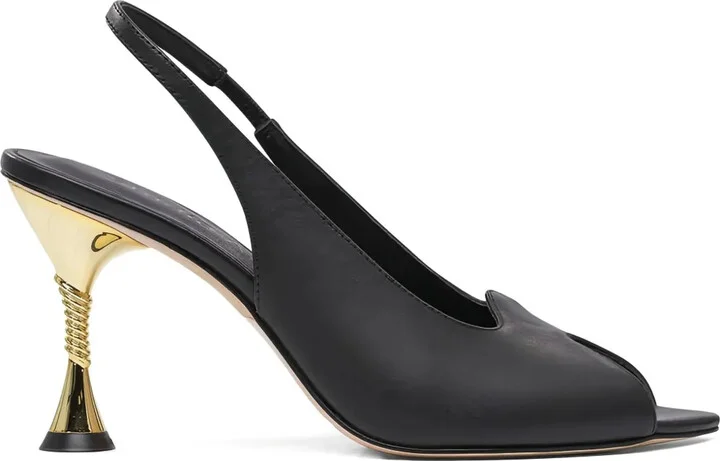 90mm Helix slingback pumps