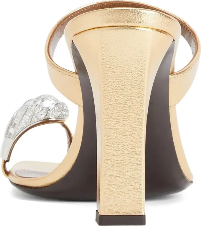 90mm Icon Ring rhinestone-embellished sandals - Image 2