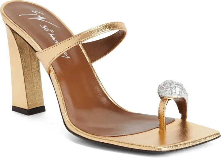 90mm Icon Ring rhinestone-embellished sandals