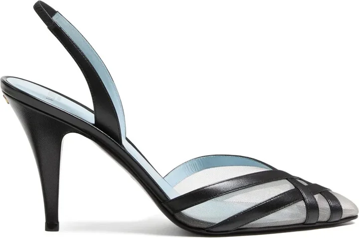 90mm Impudance slingback pumps