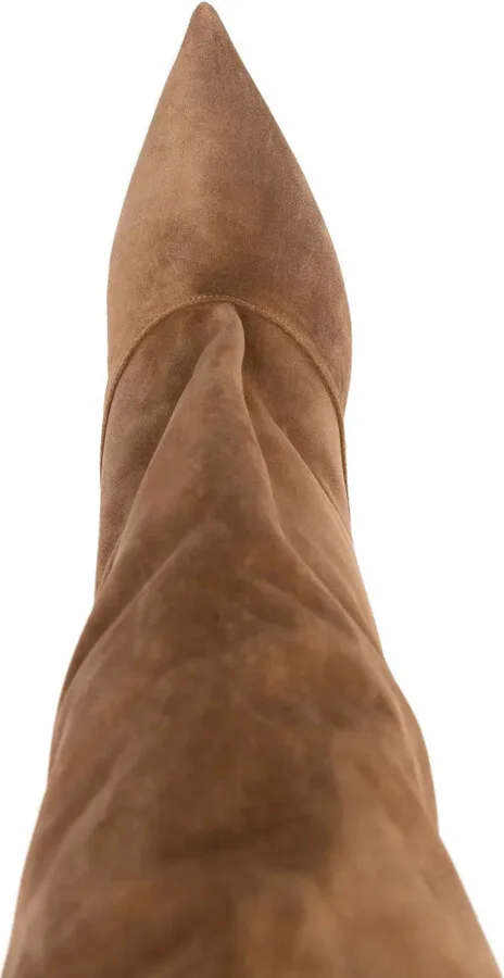 90mm Ines suede knee-high boots - Image 4