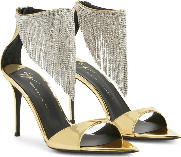 90mm Intriigo Crystal sandals - Image 2