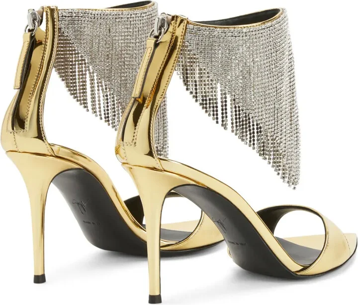 90mm Intriigo Crystal sandals - Image 3