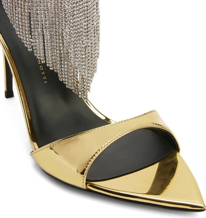 90mm Intriigo Crystal sandals - Image 4