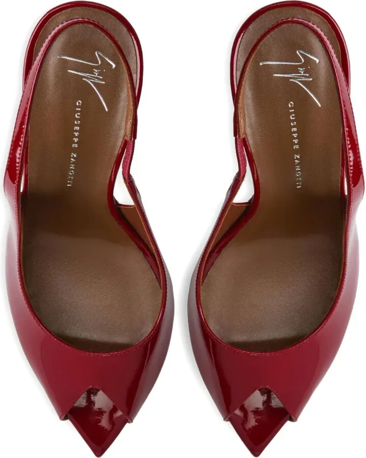90mm Intriigo peep-toe slingback sandals - Image 3